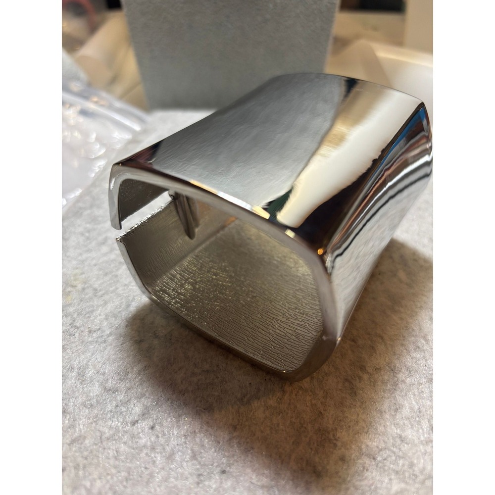 #2. Wide Geometric Metallic Cuff Bracelet